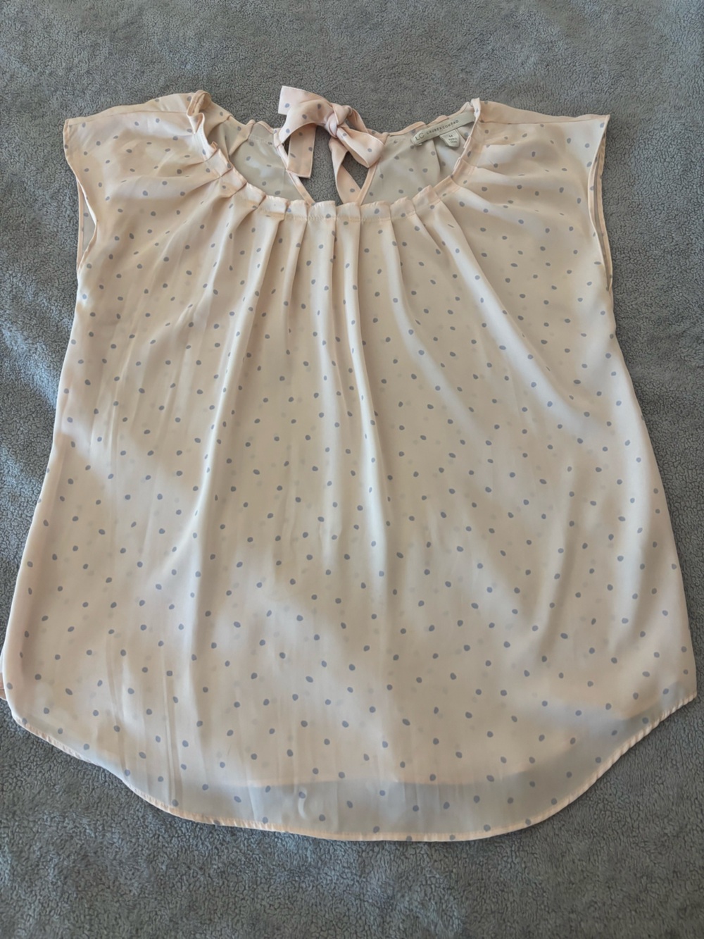 Lauren Conrad Polka Dot Blouse